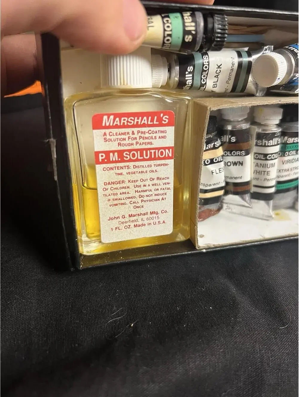 Vtg Marshall's Photo Coloring System “Learn To Color” Oil Set Hobby MS-LCS Paint